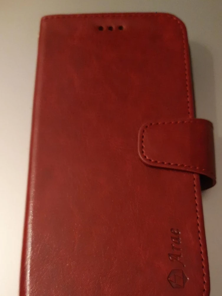 Arac Red Leather iPhone Case image indicator(1)