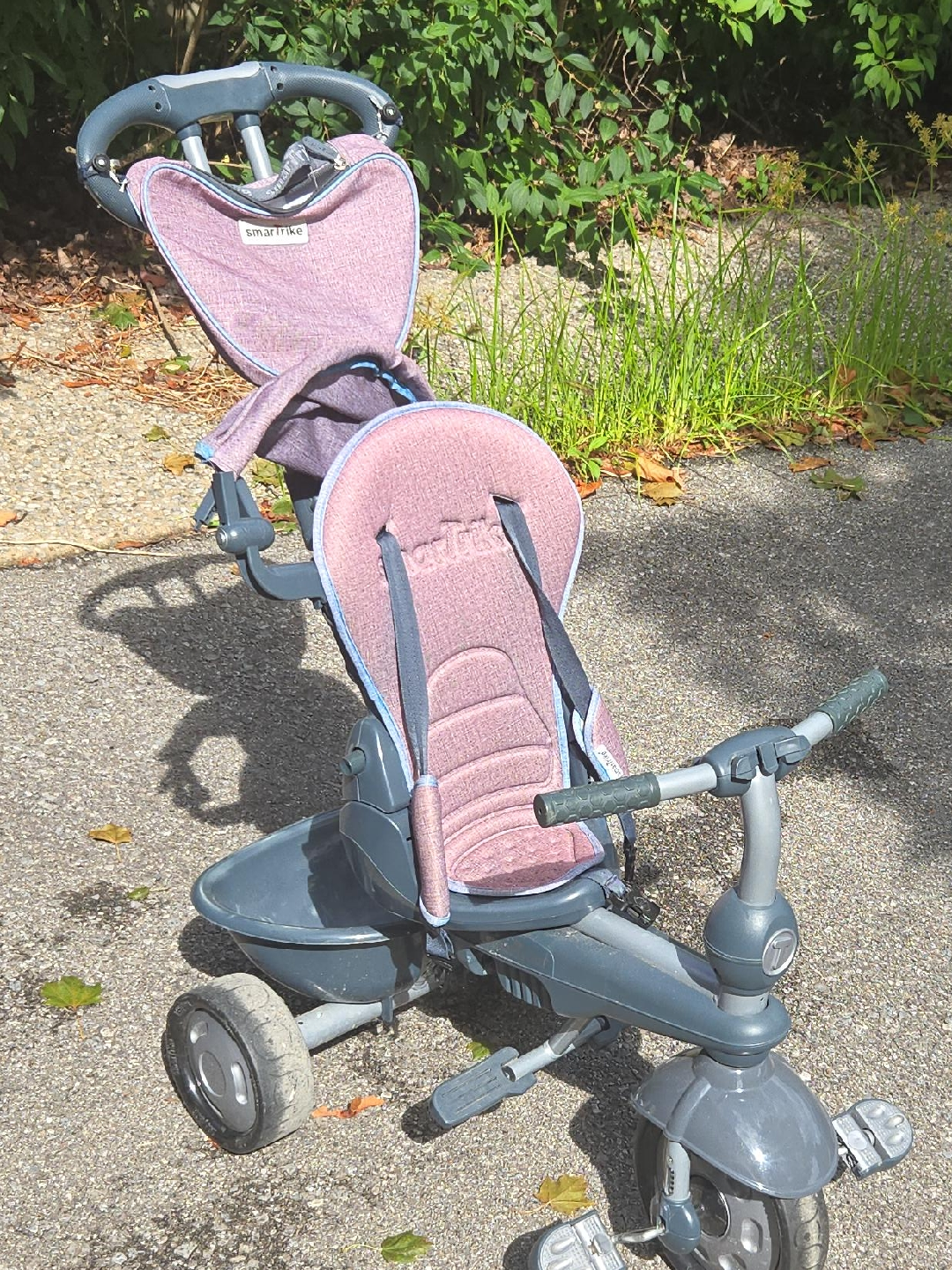 Smartrike Grey & Purple Tricycle thumbnail
