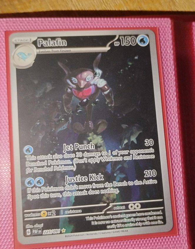 shiny Palafin illustration rare Pokemon Card image indicator(1)