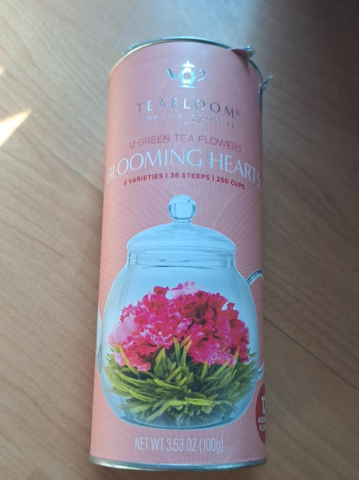 🥕 TEABLOOM Blooming Hearts Green Tea Flowers (12) thumbnail
