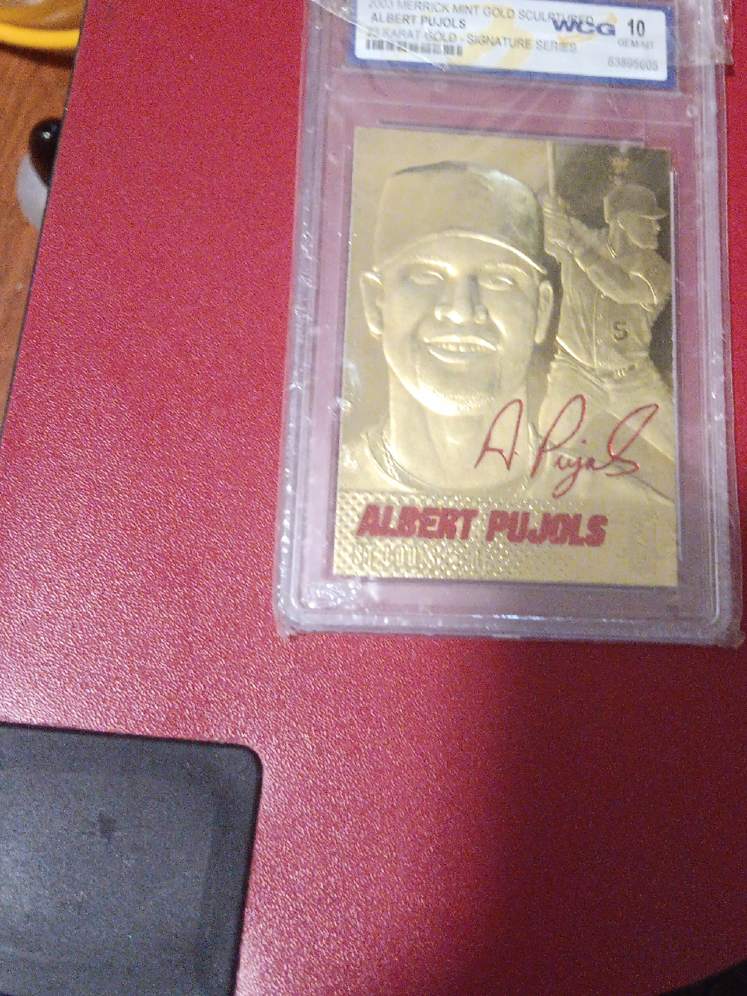 Albert Pujols 2003 Merrick Mint Gold Card thumbnail
