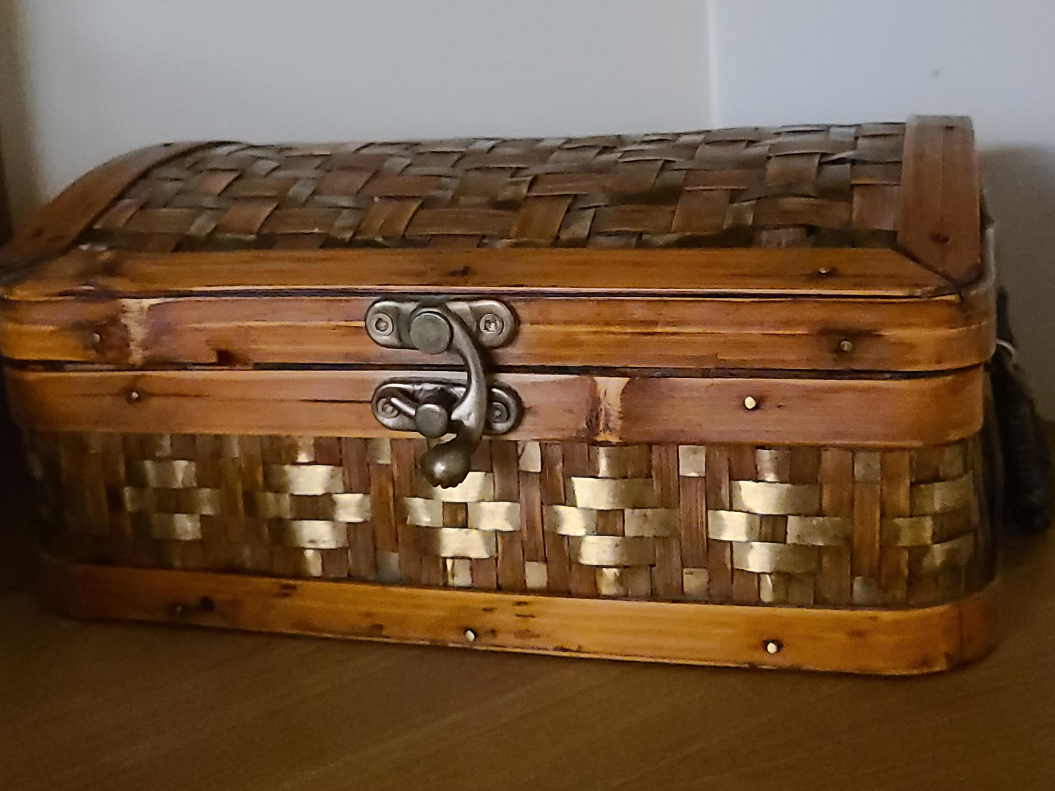 Woven Decorative Trinket Box