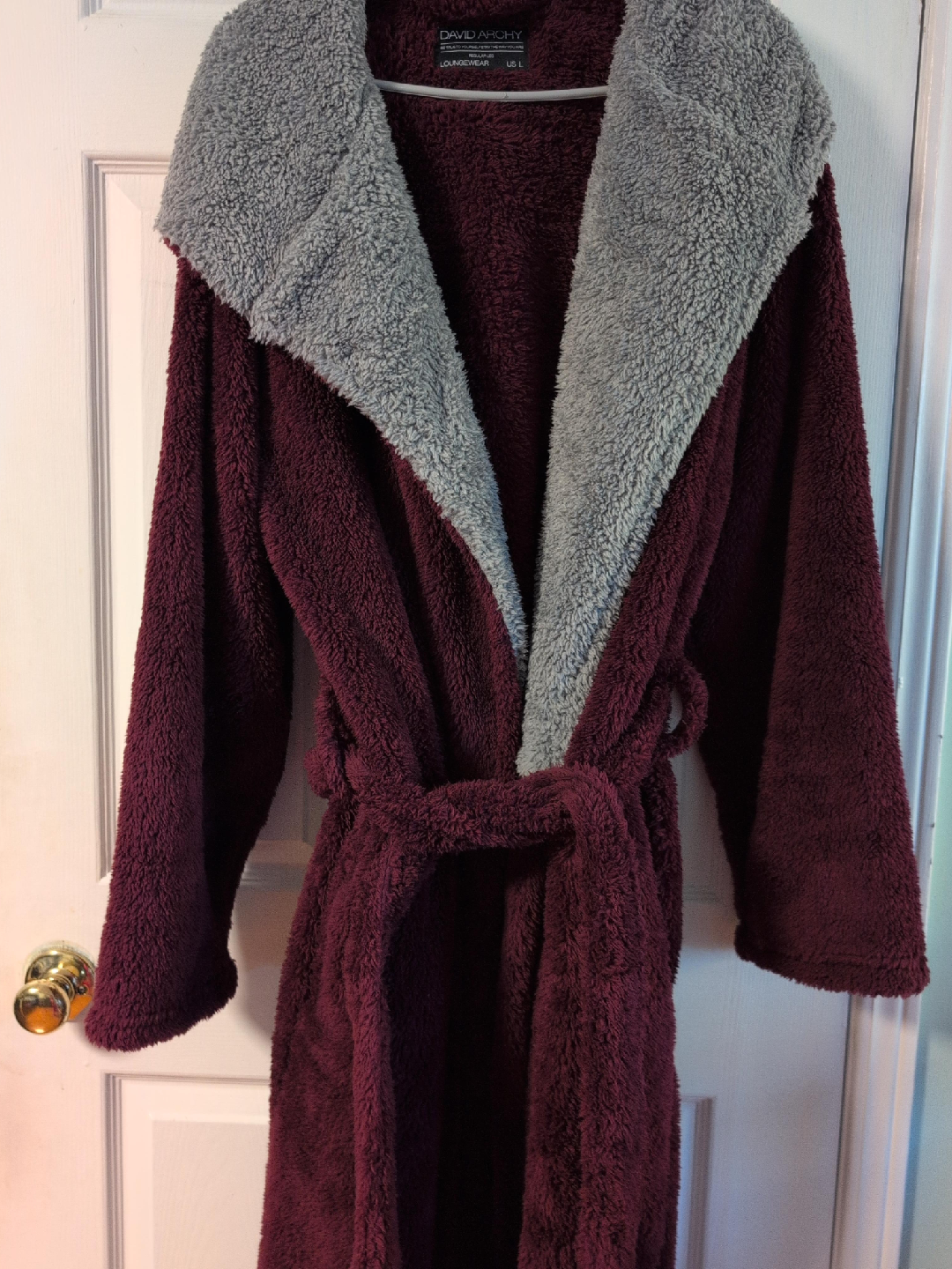 David Archy Loungewear Robe - Size L image indicator(1)