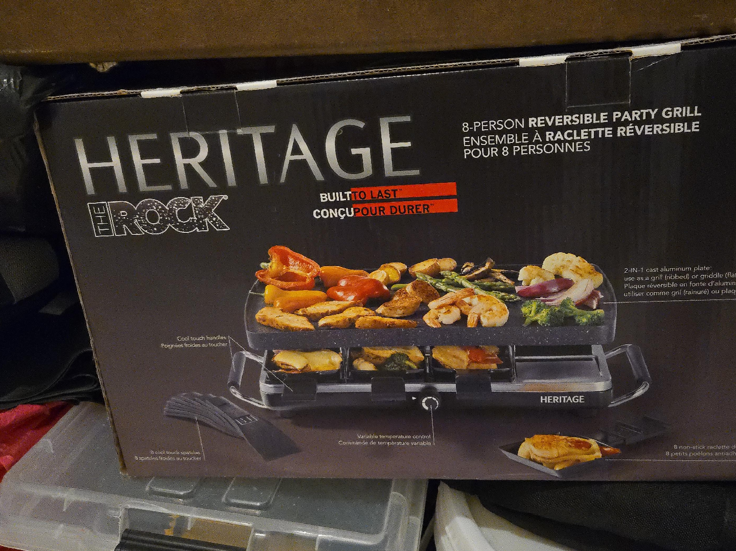Heritage The Rock 8-Person Reversible Party Grill thumbnail