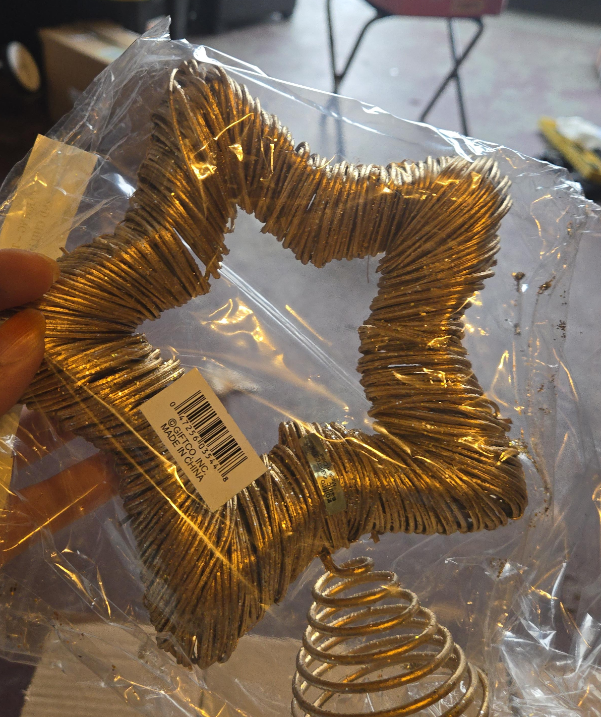 GIFTO Inc. Star Christmas Tree Topper - New! thumbnail