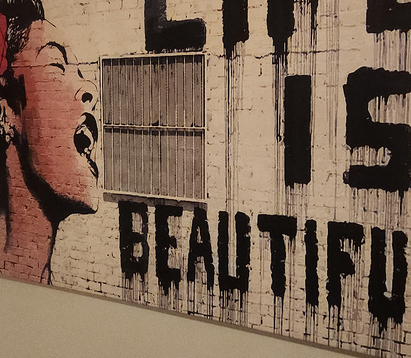 Life is Beautiful Wall Art, Banksy