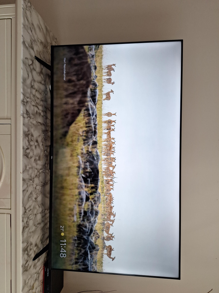 TCL 55" 4K UHD Smart TV (Google tv) thumbnail