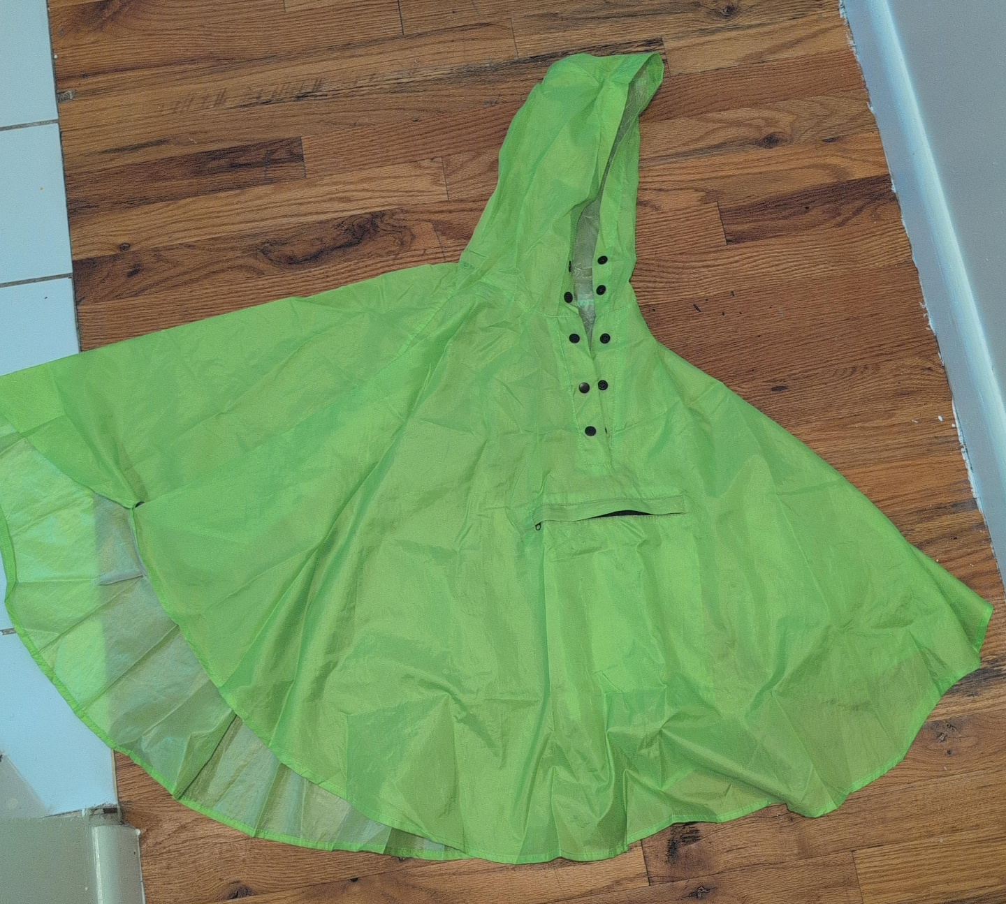 Green Rain Poncho thumbnail