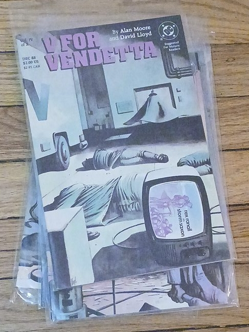 V for Vendetta Comic Book by Alan Moore thumbnail