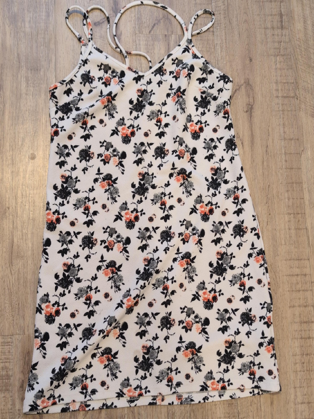 Floral Print Sleeveless Dress thumbnail