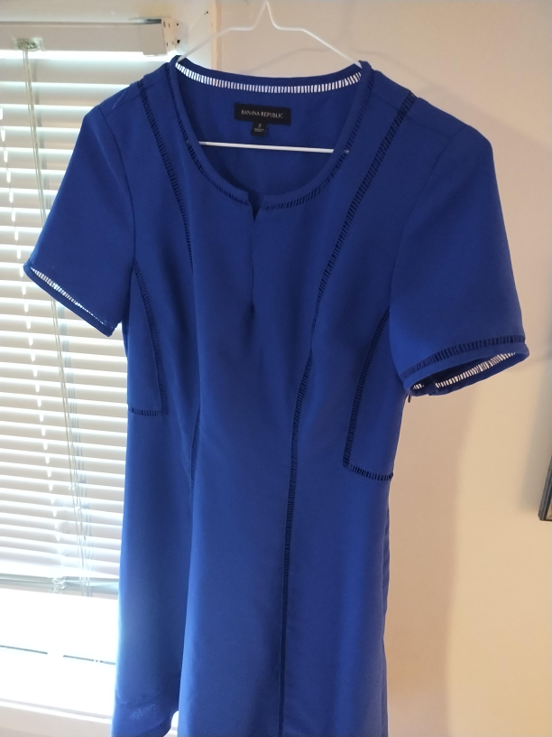 Banana Republic Blue Dress - Size 2 thumbnail