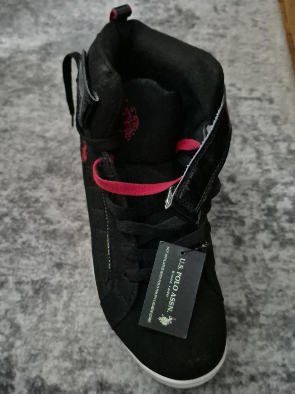 U.S. Polo Assn. Black High-Top Sneakers