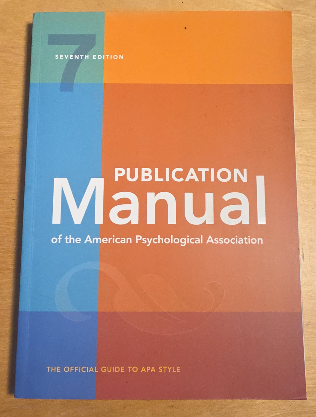 Publication Manual of the American Psychological Association