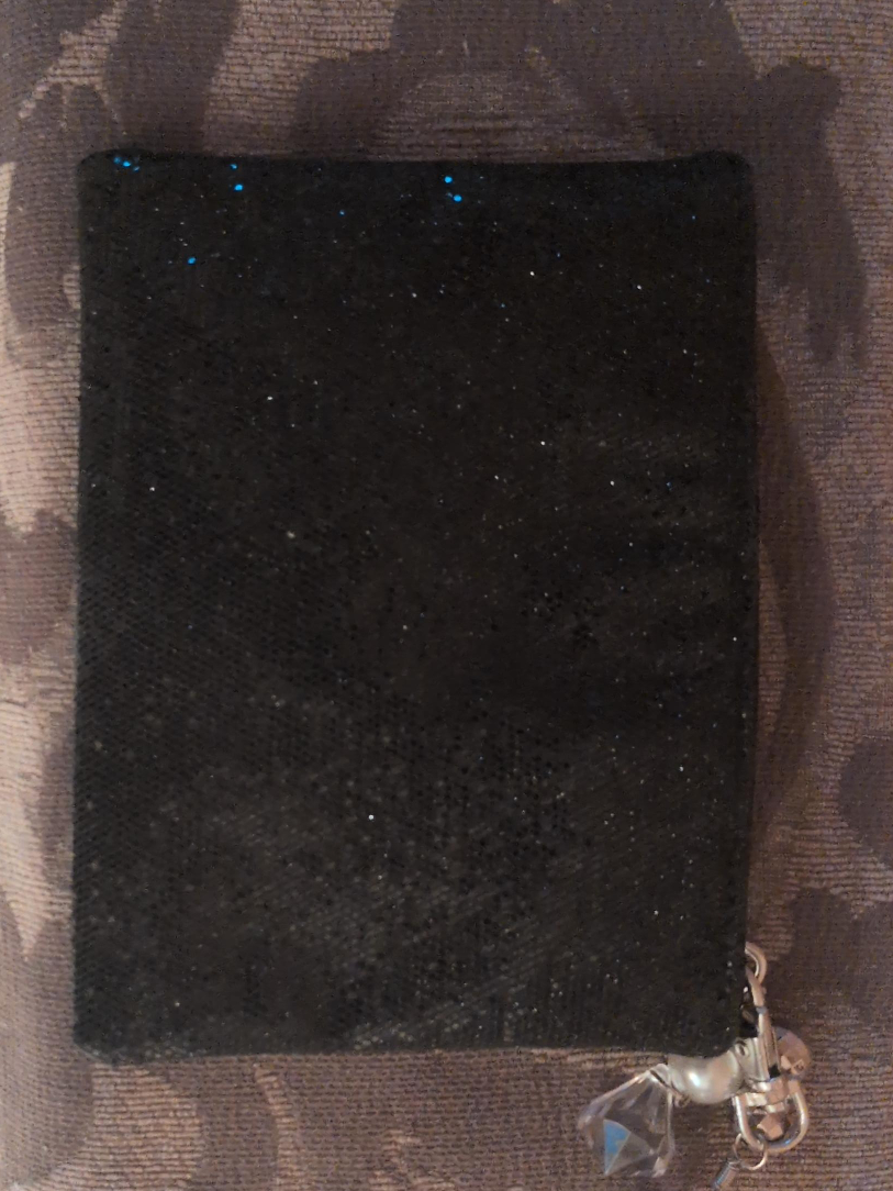Black Glittery Clutch Purse thumbnail