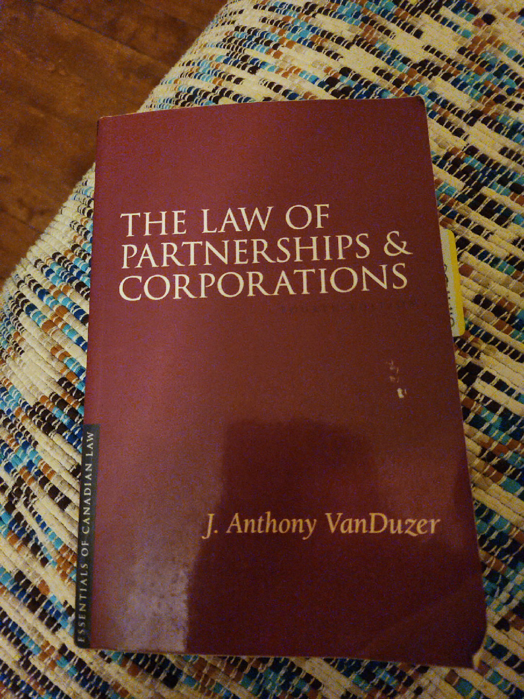 The Law of Partnerships & Corporations by VanDuzer thumbnail