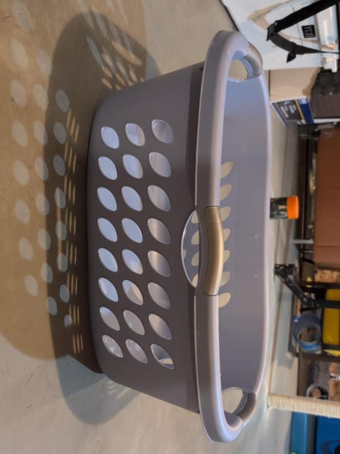 Grey Laundry Basket🥕 - photo 2