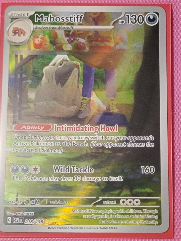 Mabosstiff illustration rare Pokemon Card