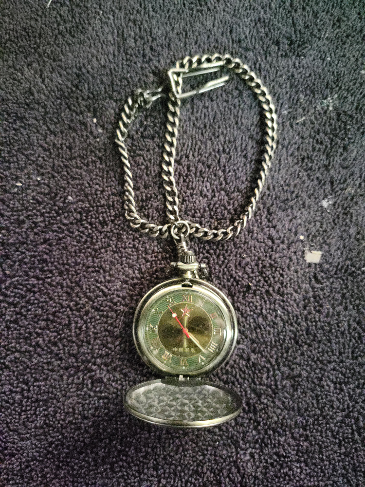 Vintage Pocket Watch with Chain thumbnail