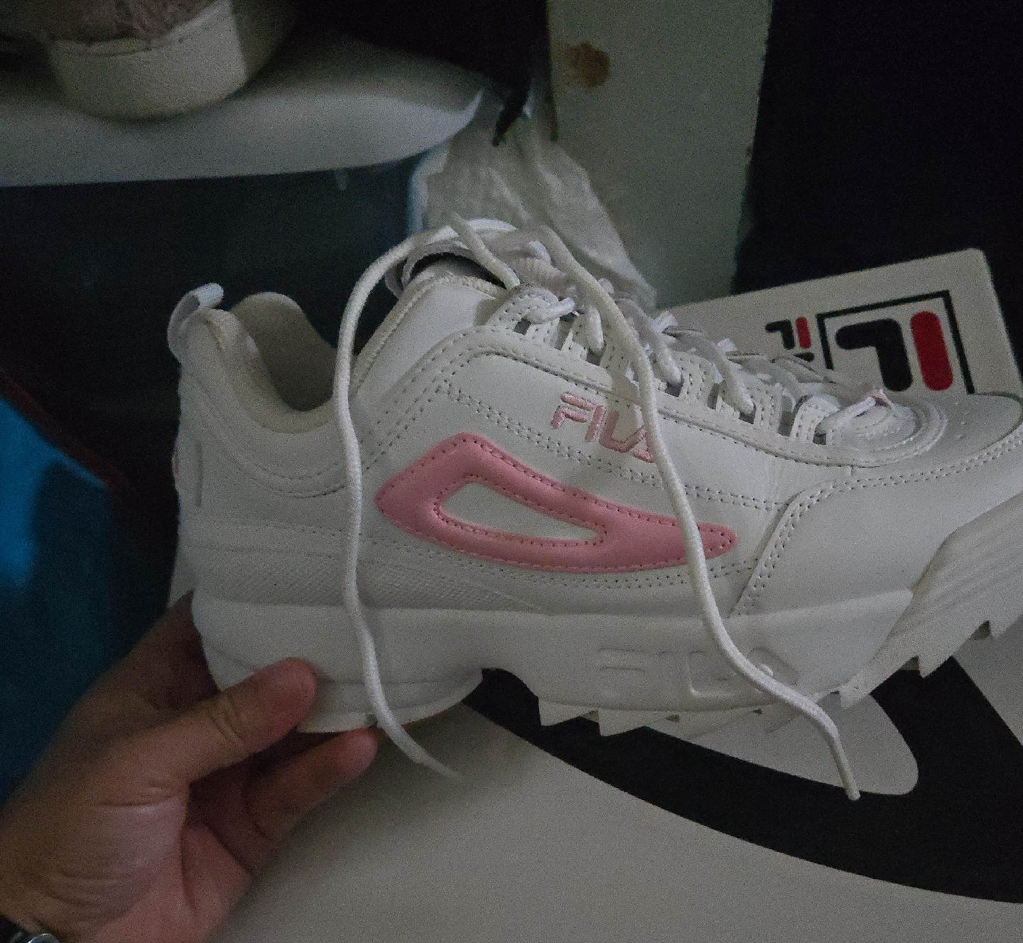 Fila Disruptor II Sneakers White Pink