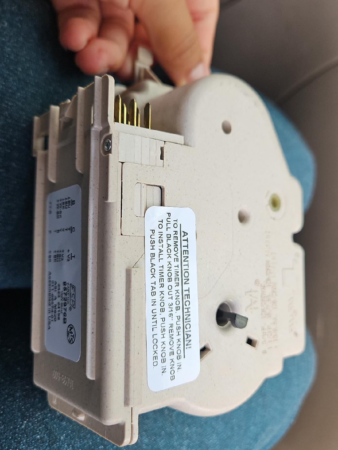 Whirlpool Washer Timer Control WP8572976 thumbnail