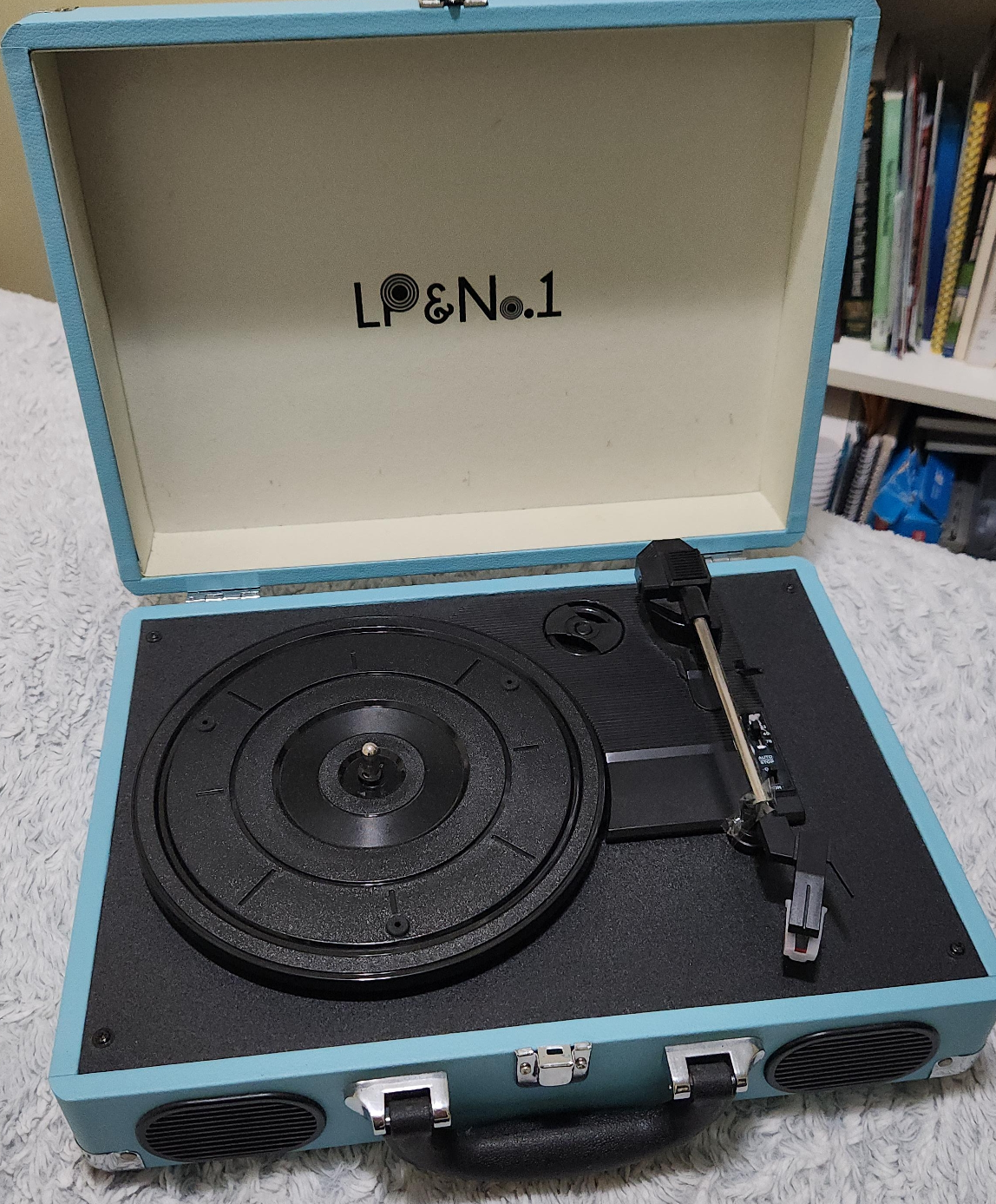 LP&No.1 Portable Turntable - Blue thumbnail