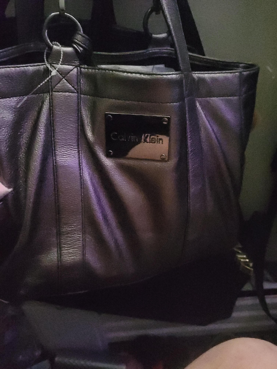 Calvin Klein Black Tote Bag thumbnail