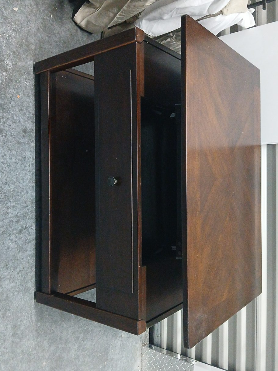 Lift-Top Coffee Table - Dark Wood thumbnail