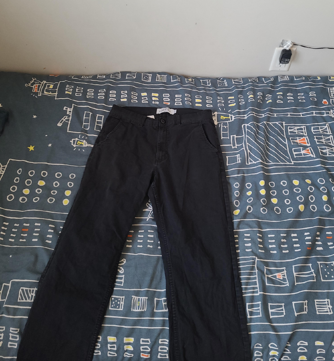 Zara Man Black Pants thumbnail