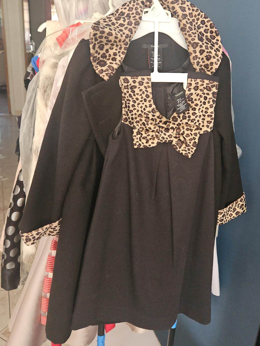 Tahari Girl's Coat & Dress Set - Size 5T