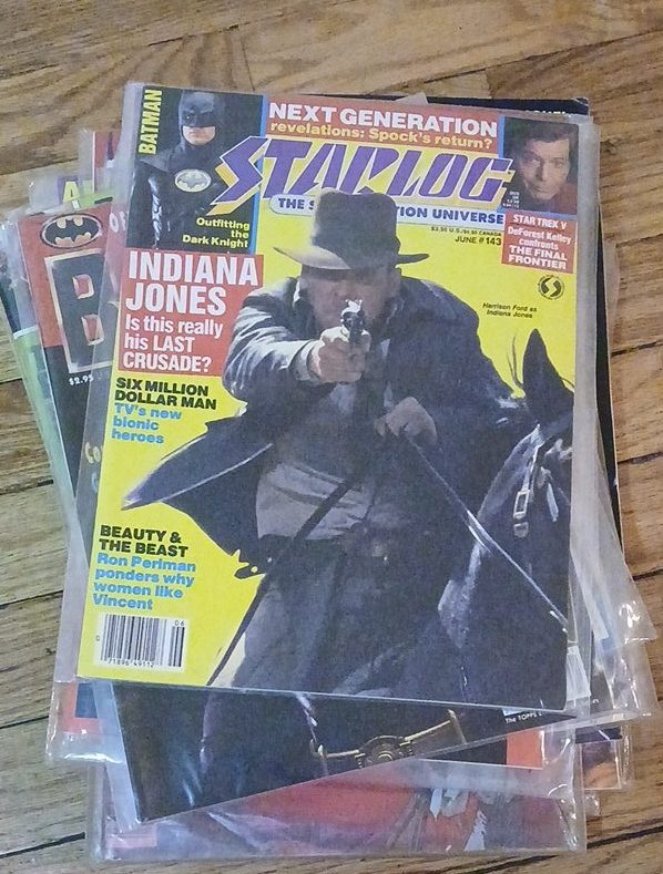 Starlog, Batman, Indiana Jones Magazines thumbnail