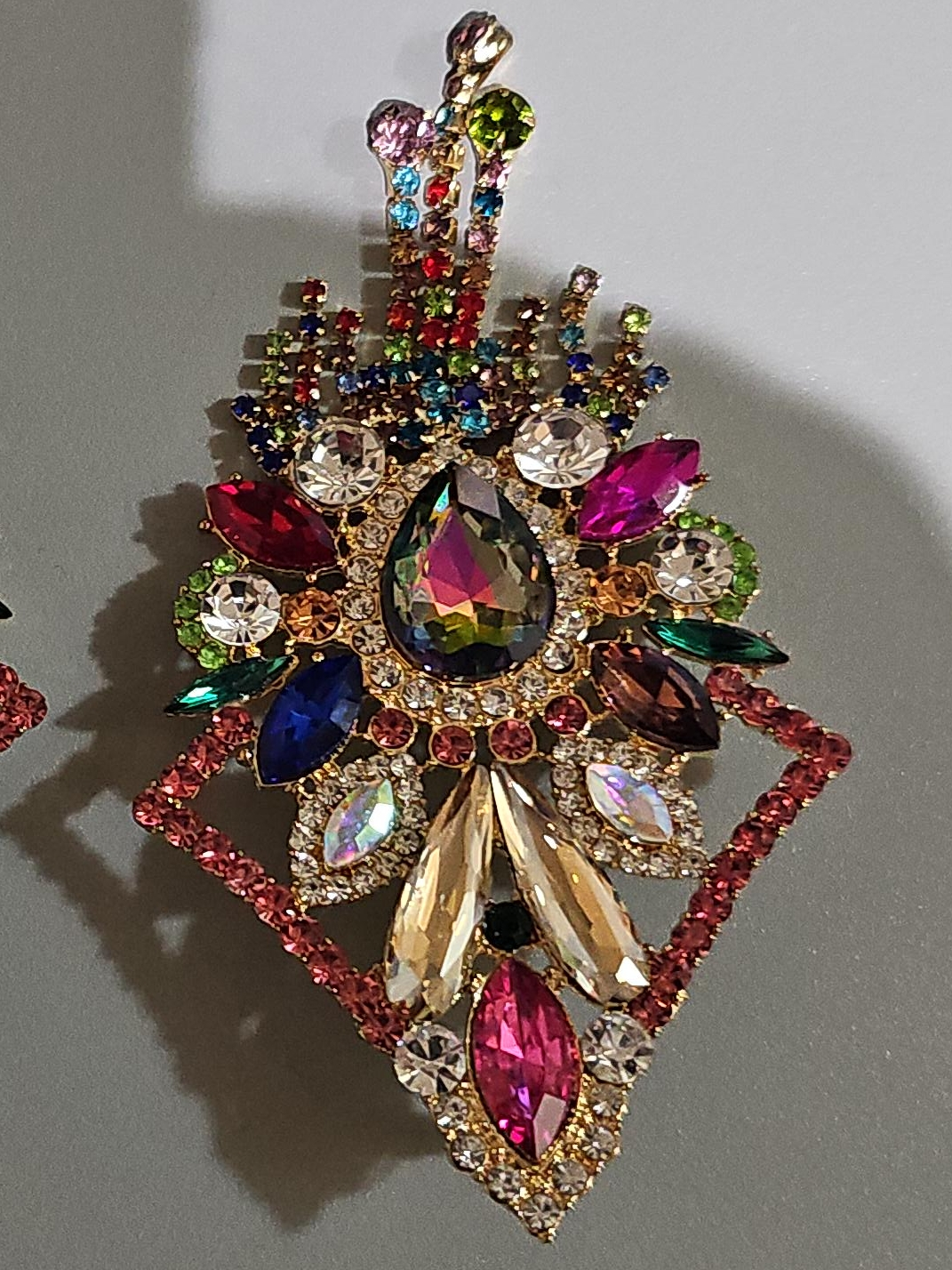 Rhinestone Statement Earrings thumbnail