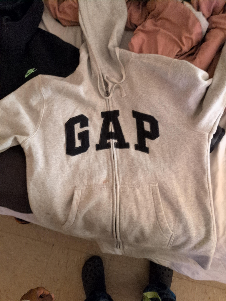 GAP Full Zip Hoodie - Gray