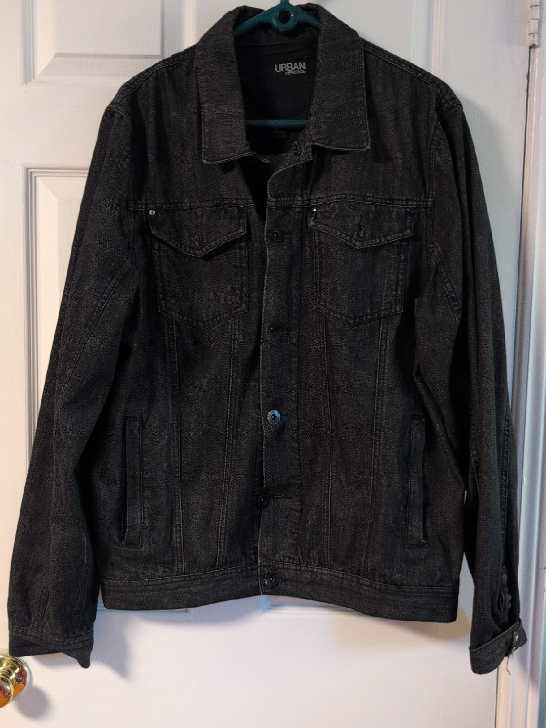 Urban Heritage Black Denim Jacket thumbnail