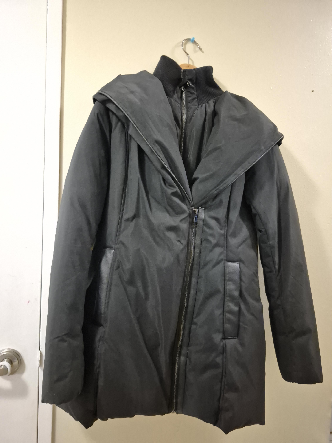 Black winter jacket