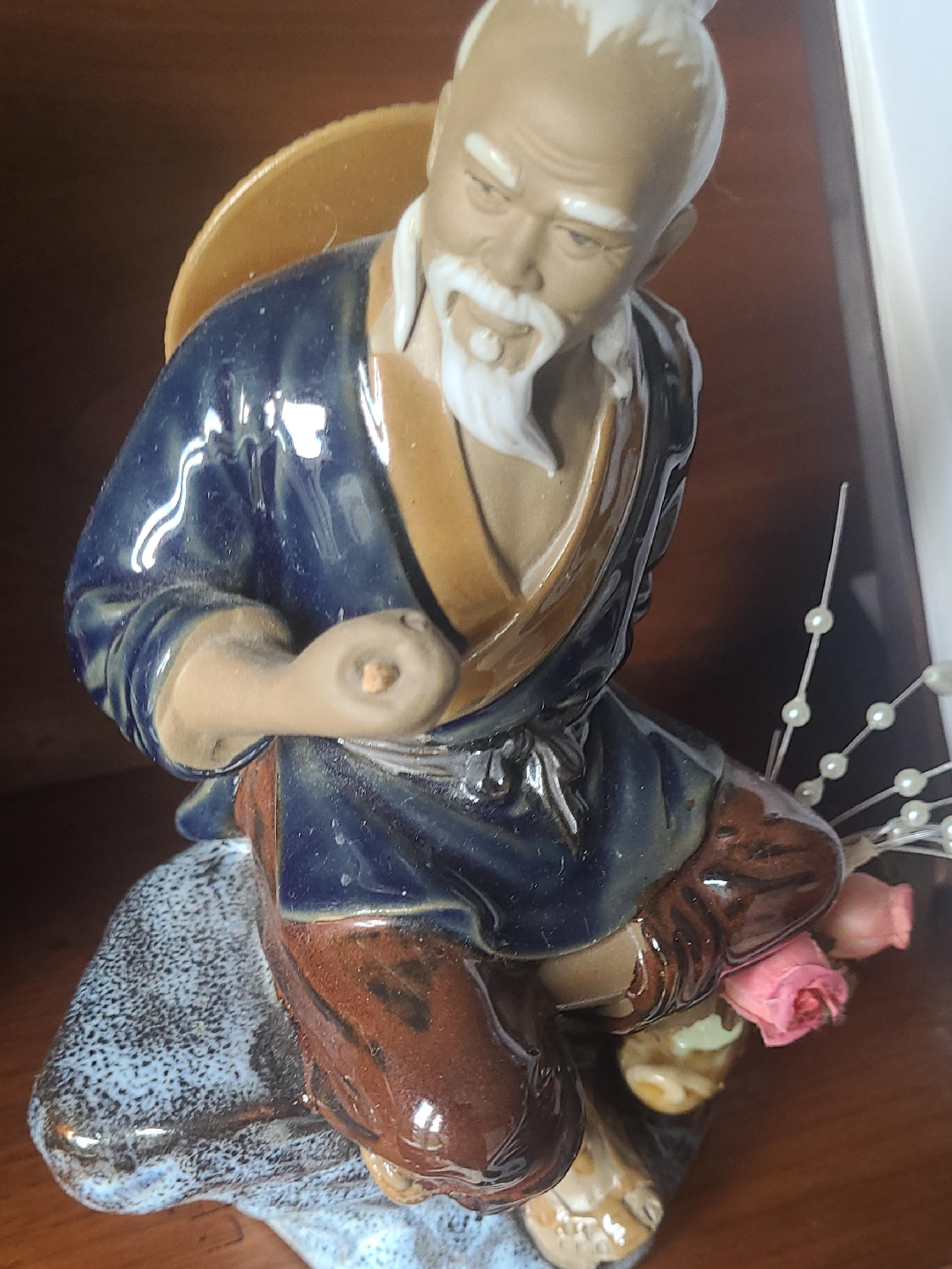 Vintage Ceramic Oriental Figurine