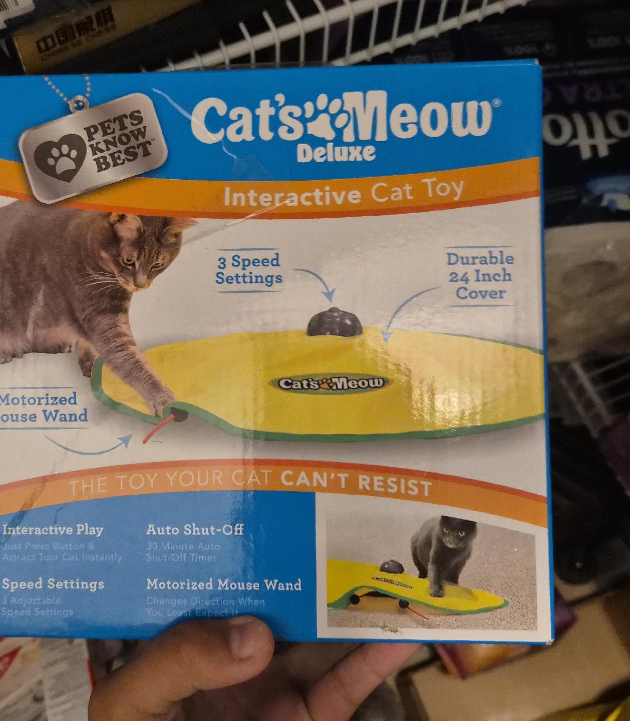 Cat's Meow Deluxe Interactive Cat Toy