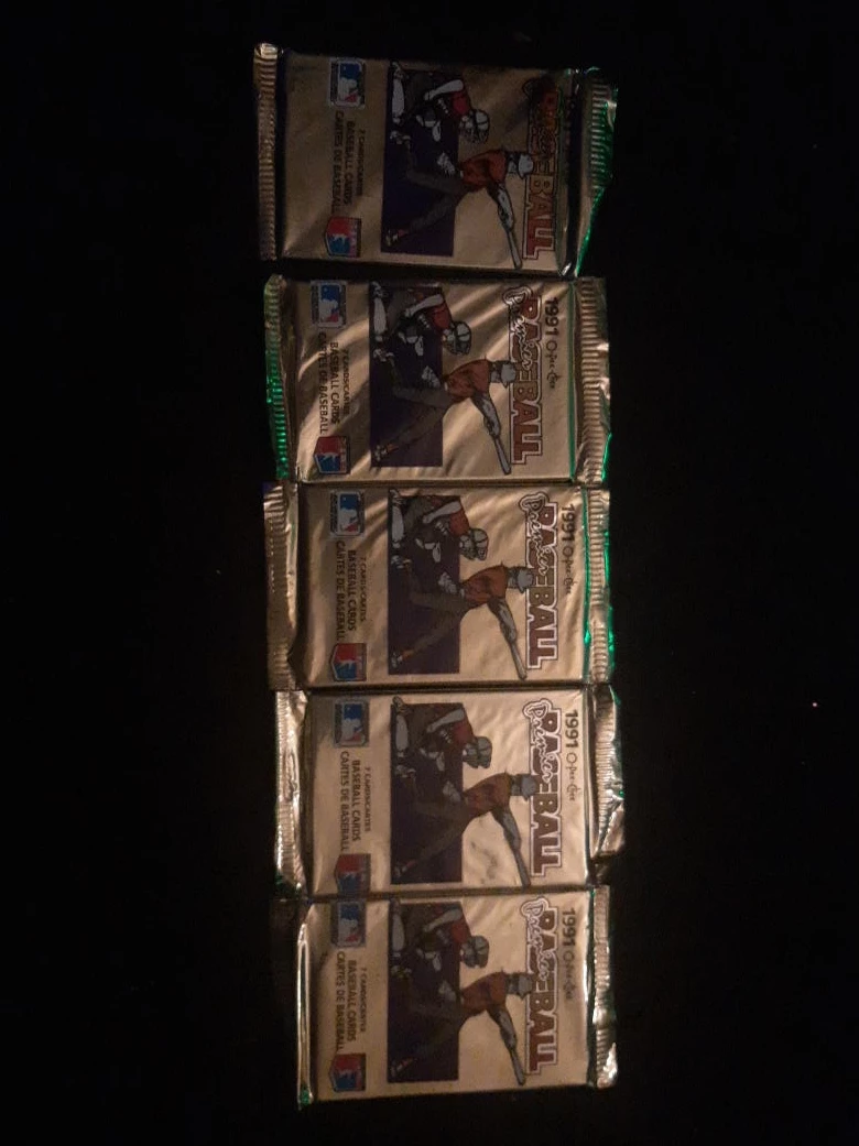 1991 O-Pee-Chee Baseball Card Packs thumbnail