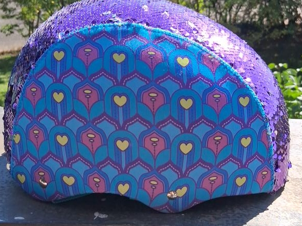 Kids Sequin Bike Helmet - Size M thumbnail