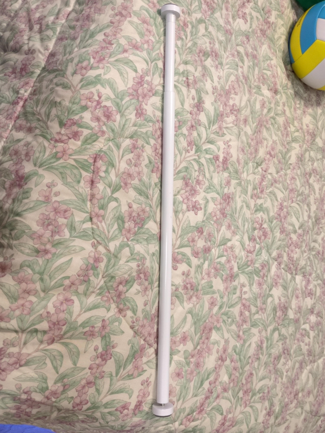 Tension Curtain Rod - White thumbnail