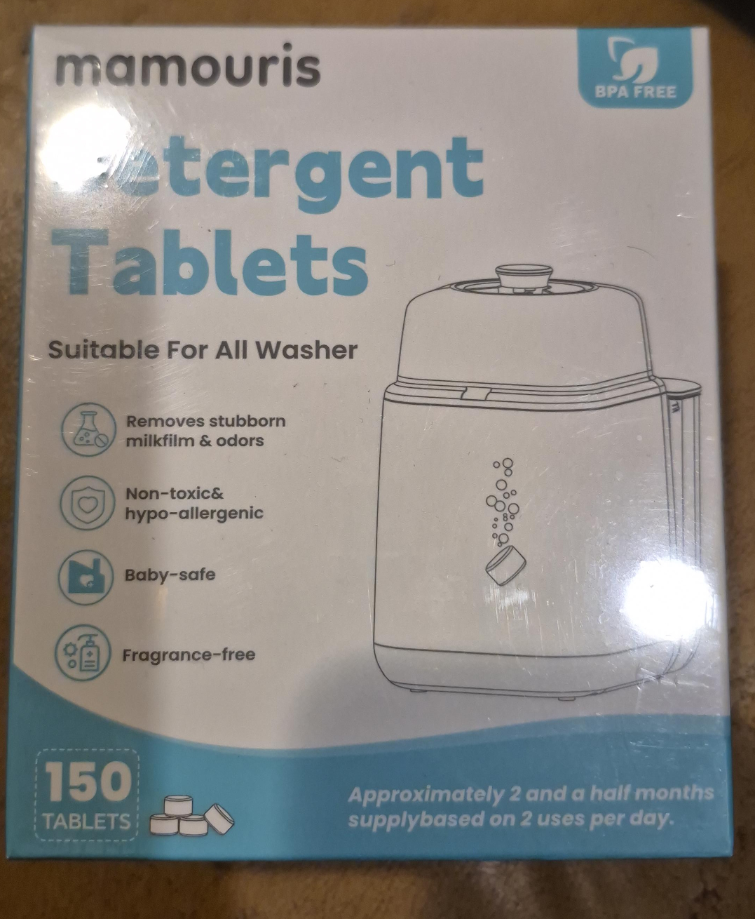 Mamouris Detergent Tablets - 150 Count