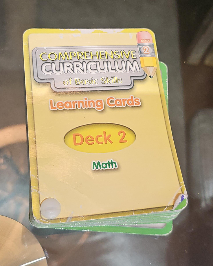 Comprehensive Curriculum Grade 2 Math Learning Cards thumbnail