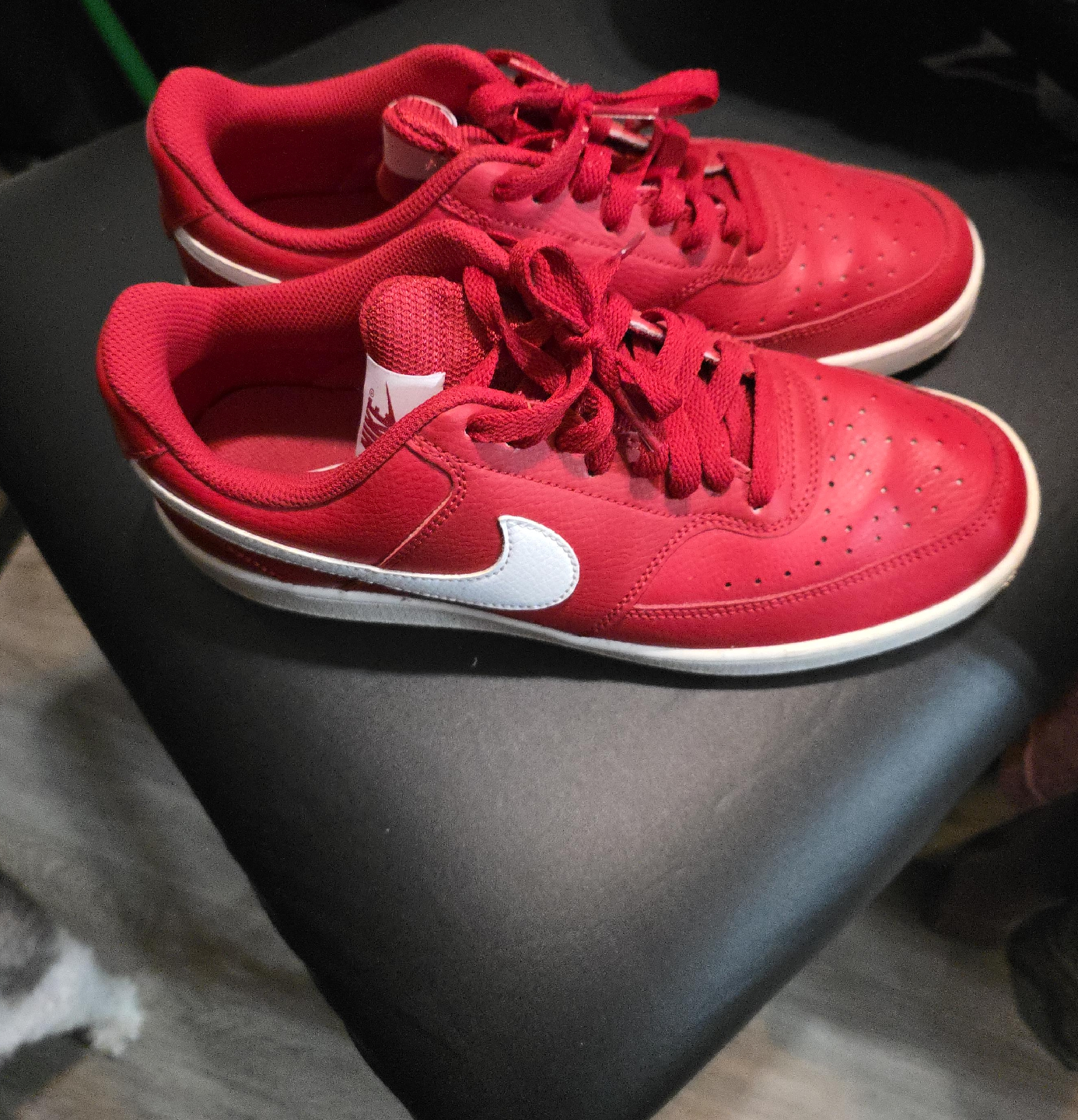 Nike Court Vision Low Red Sneakers thumbnail