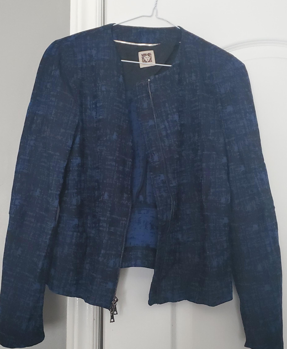 Anne Klein Blue Jacket thumbnail
