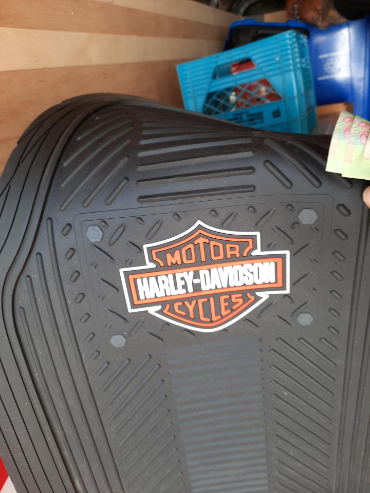 Harley-Davidson Car Floor Mat - Black thumbnail