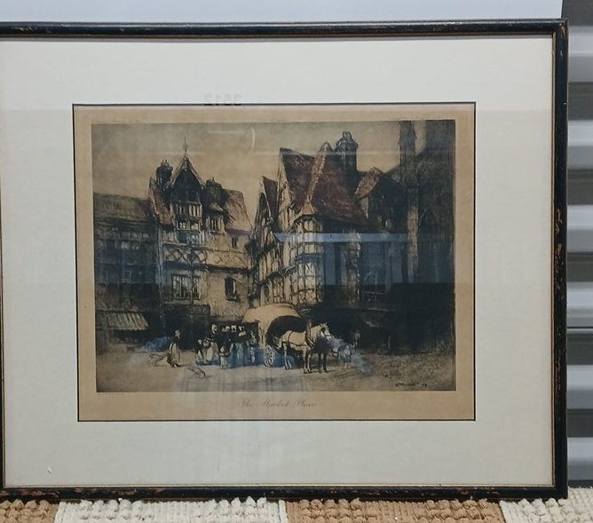 Framed "The Market Place" Print thumbnail