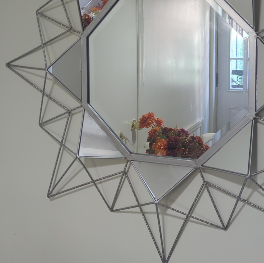 Starburst Geometric Wall Mirror thumbnail
