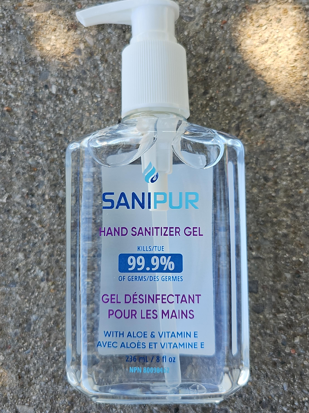 Sanipur Hand Sanitizer Gel - 236mL thumbnail