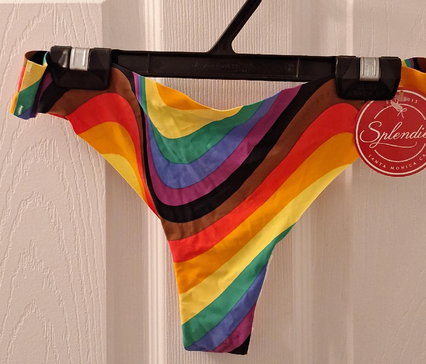 Splendies Rainbow Thong - Size Med thumbnail