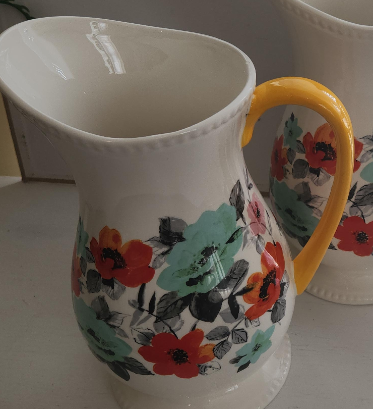 The Pioneer Woman Flea Marekt Floral Pitchers thumbnail