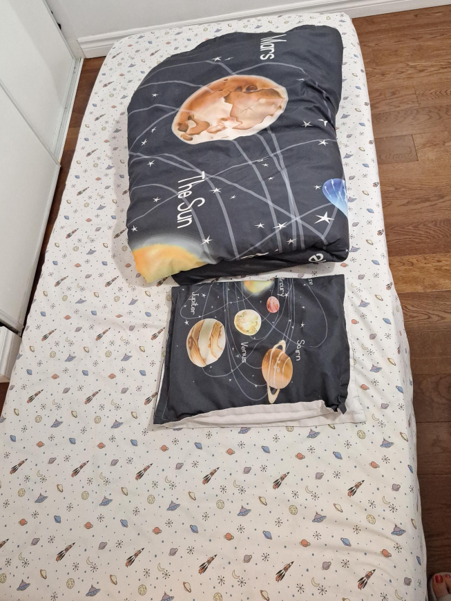 Single mattress and Planets Kids Bedding Set image indicator(1)